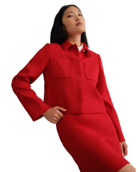 Женские куртки Hobbs London Women's Nessie Boxy Collard Jacket
