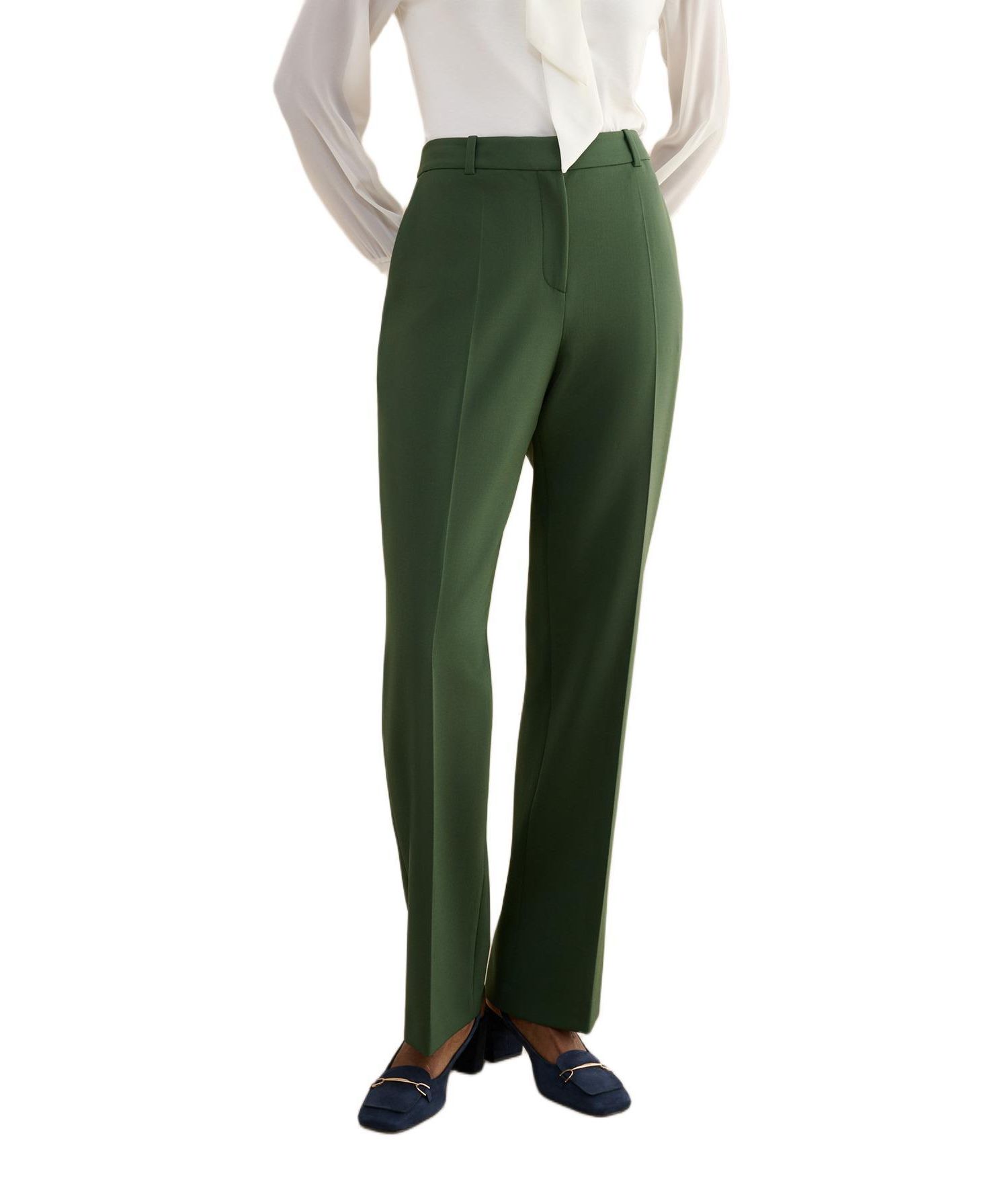 Women's Bess High Waisted Straight Leg Trousers