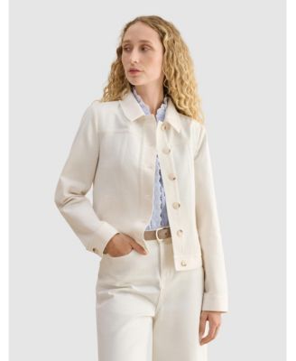Women's Selborne Boxy Cropped Denim Jacket