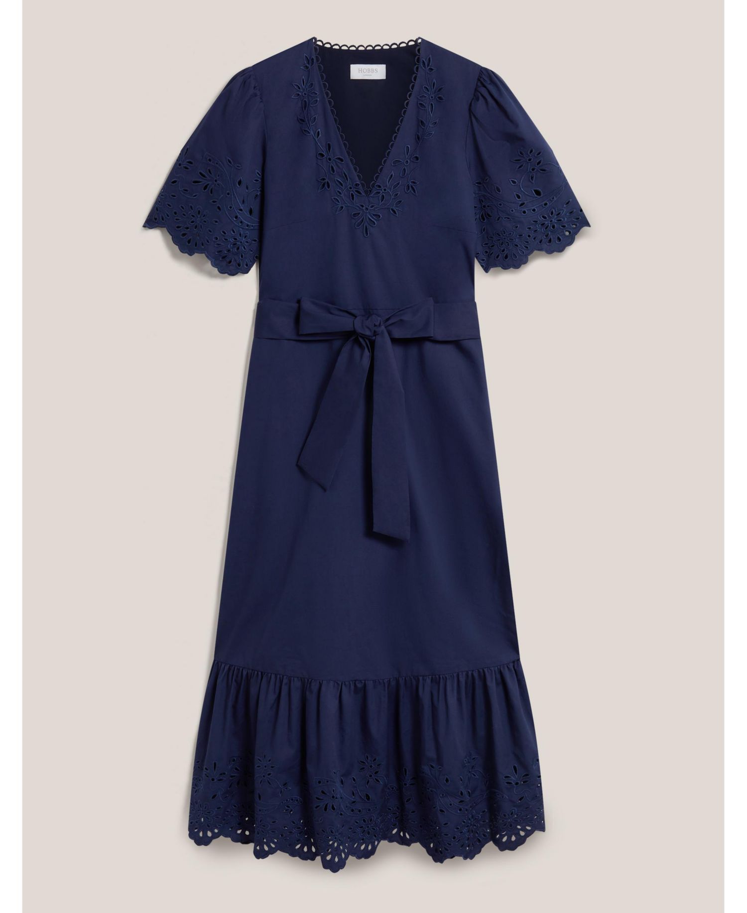 Women's Meghan Broderie Cutwork Midi Dress