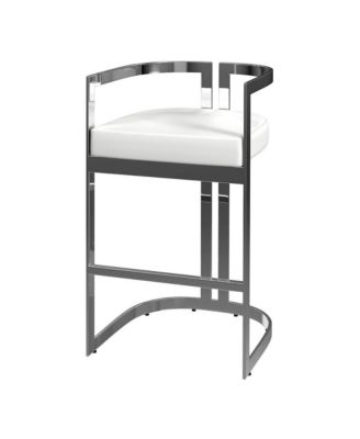 Clarence Faux Leather 28" Bar stool