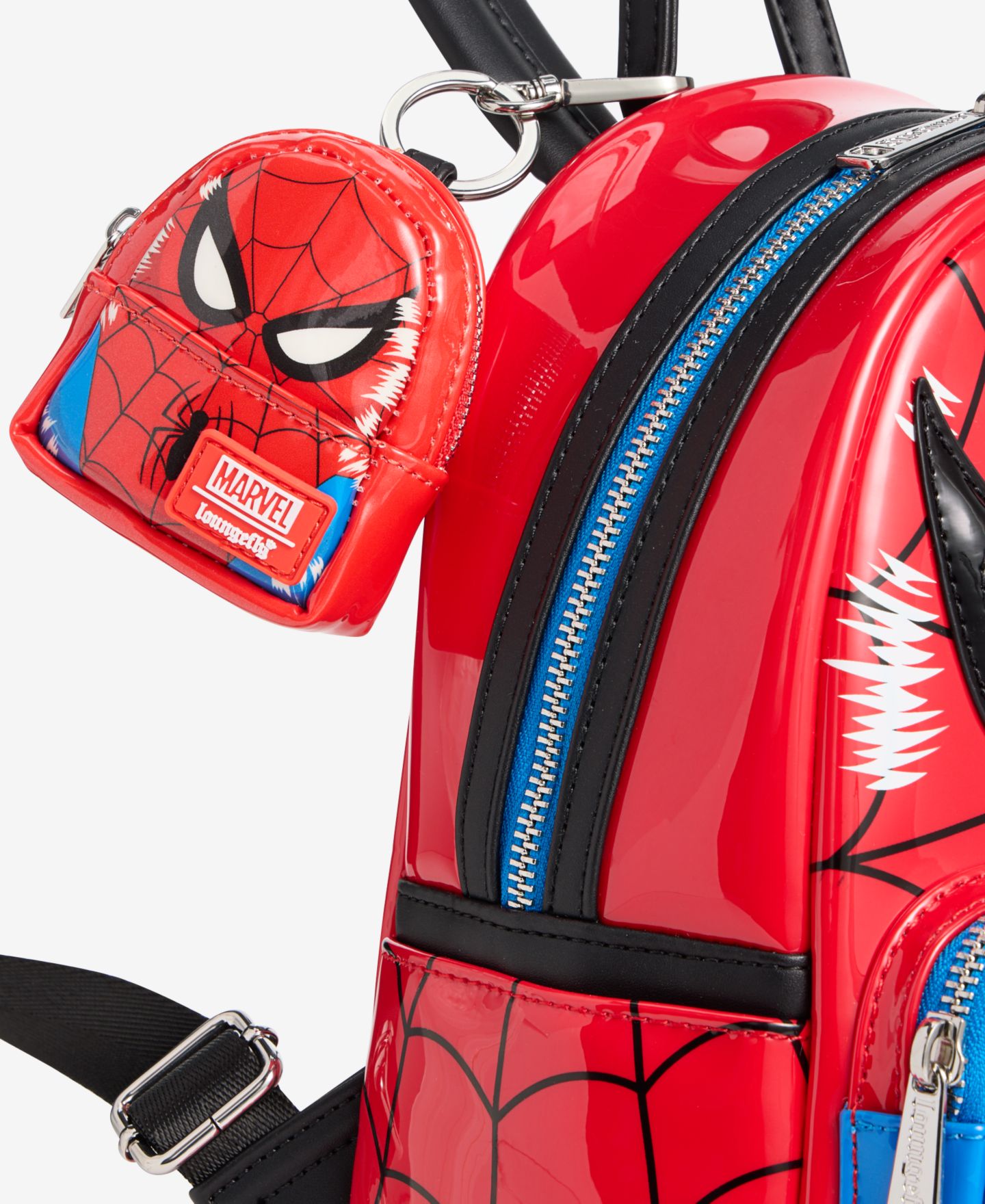 Женский брелок Loungefly Marvel Macy's Spider-Man 100th Parade Balloon Mini Backpack Bag Charm — фото 2
