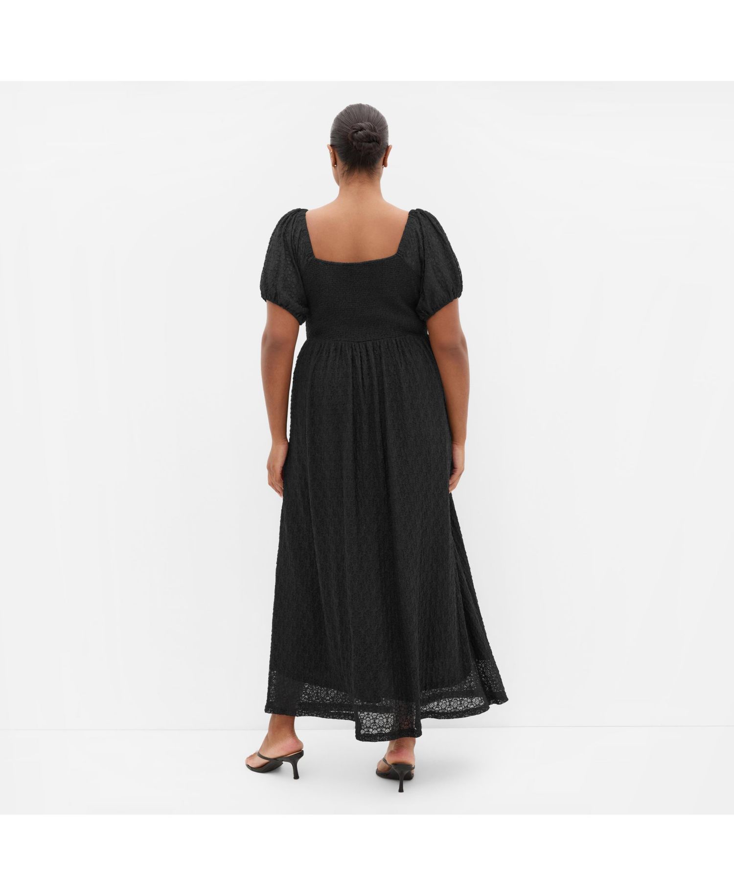 Women's Lani Lace Short Sleeve Midi Dress