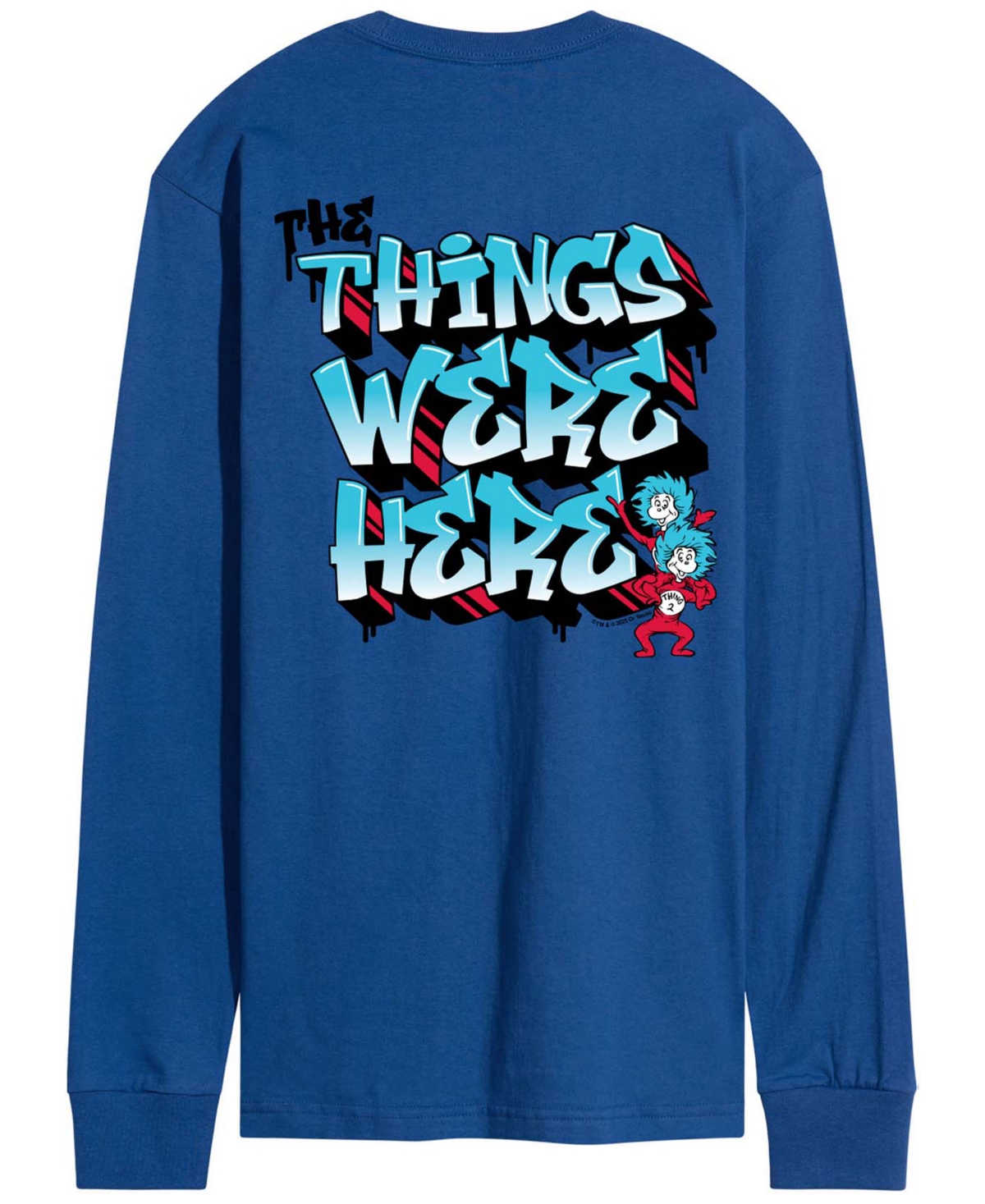 Airwaves Men's Dr. Seuss Things Were Here Long-Sleeve Graphic T-Shirt
