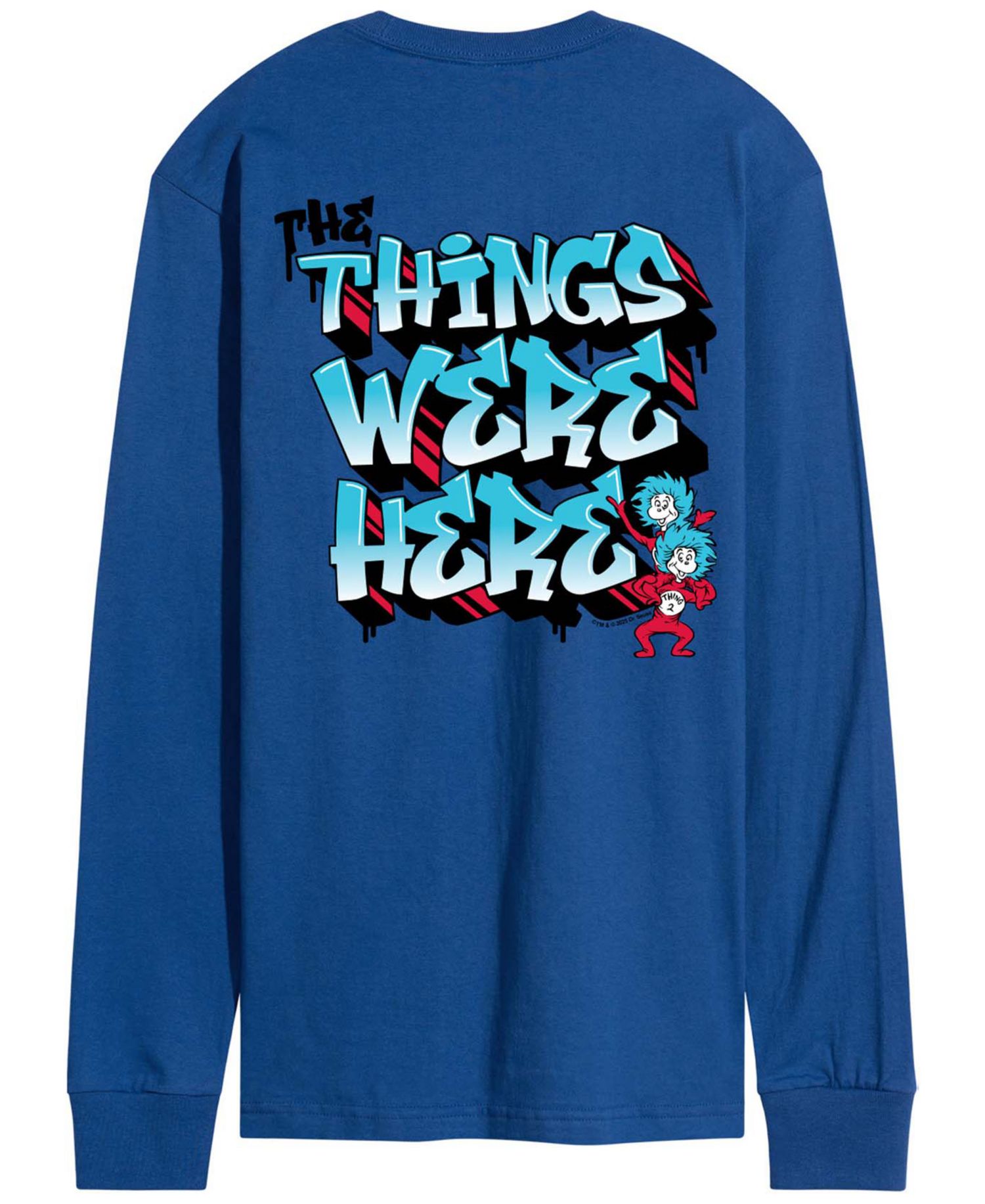 Men's Dr. Seuss Things Were Here Long-Sleeve Graphic T-Shirt