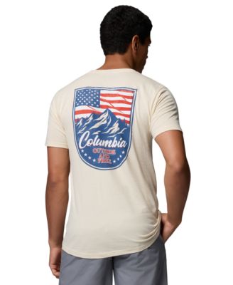 Men's Patriotic Inspired Graphic Print Cotton T-Shirt
