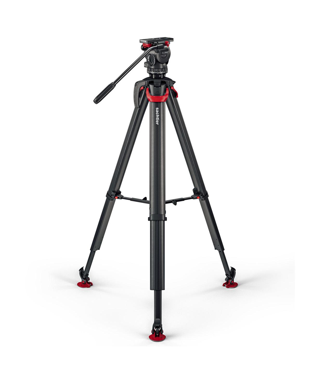 Sachtler aktiv8T Touch and Go Fluid Head System with flowtech75 Tripod and Mid-Level Spreader