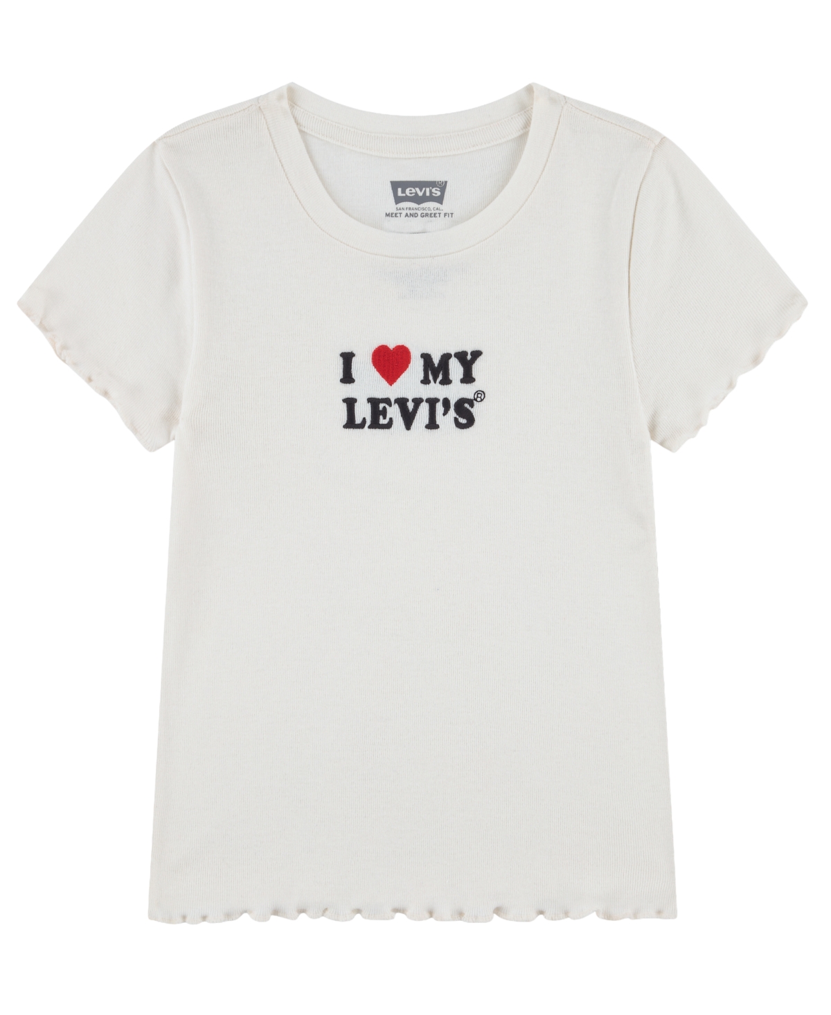 Levi's Girls' 7-16 Short-Sleeve T-Shirt - Levi's Egret