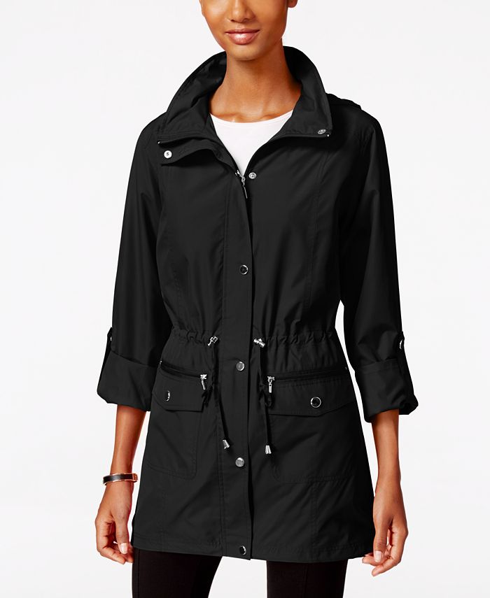Style & Co Hooded Anorak Jacket, Created for Macy's & Reviews 
