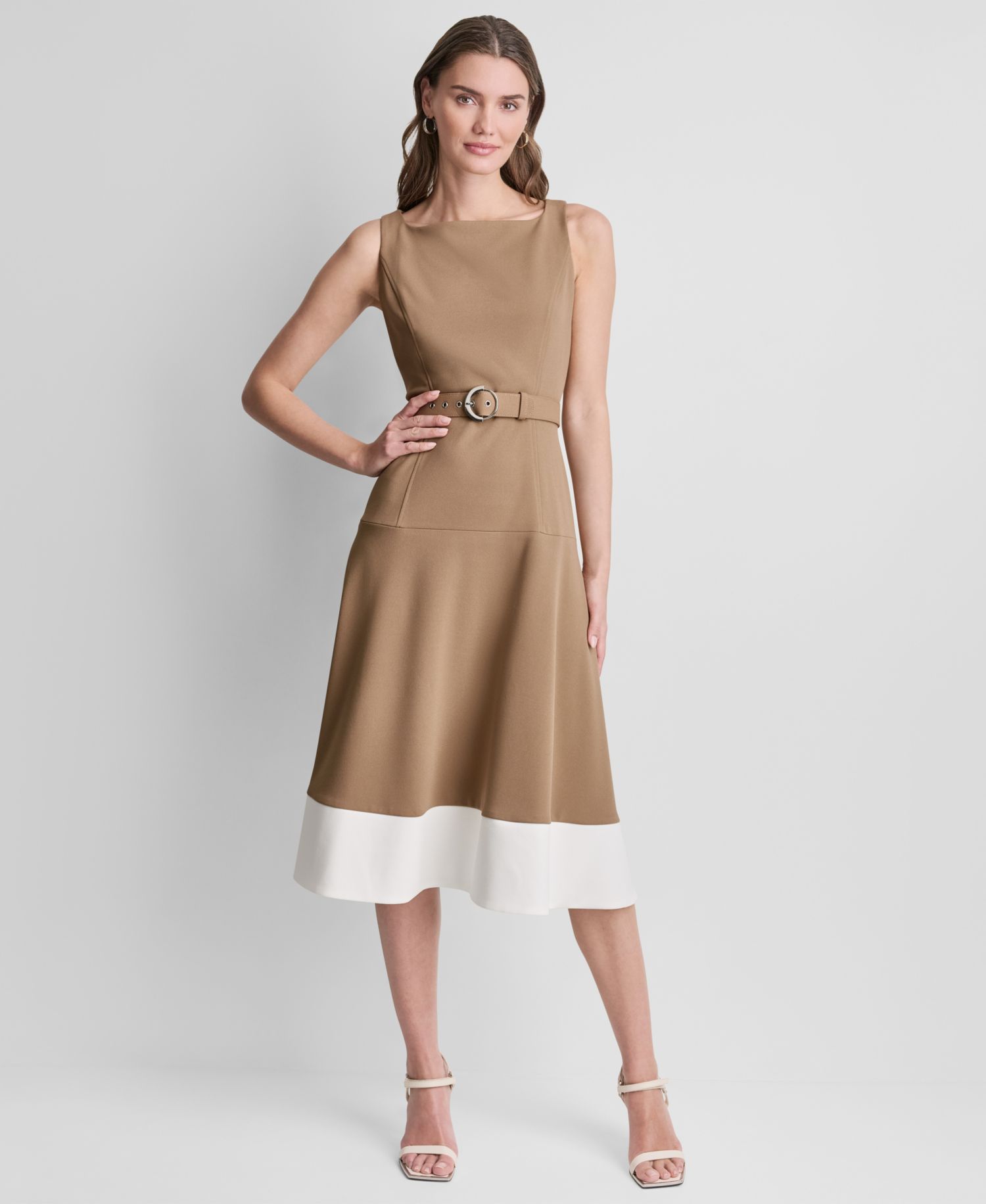 Women's Sleeveless Midi Dress