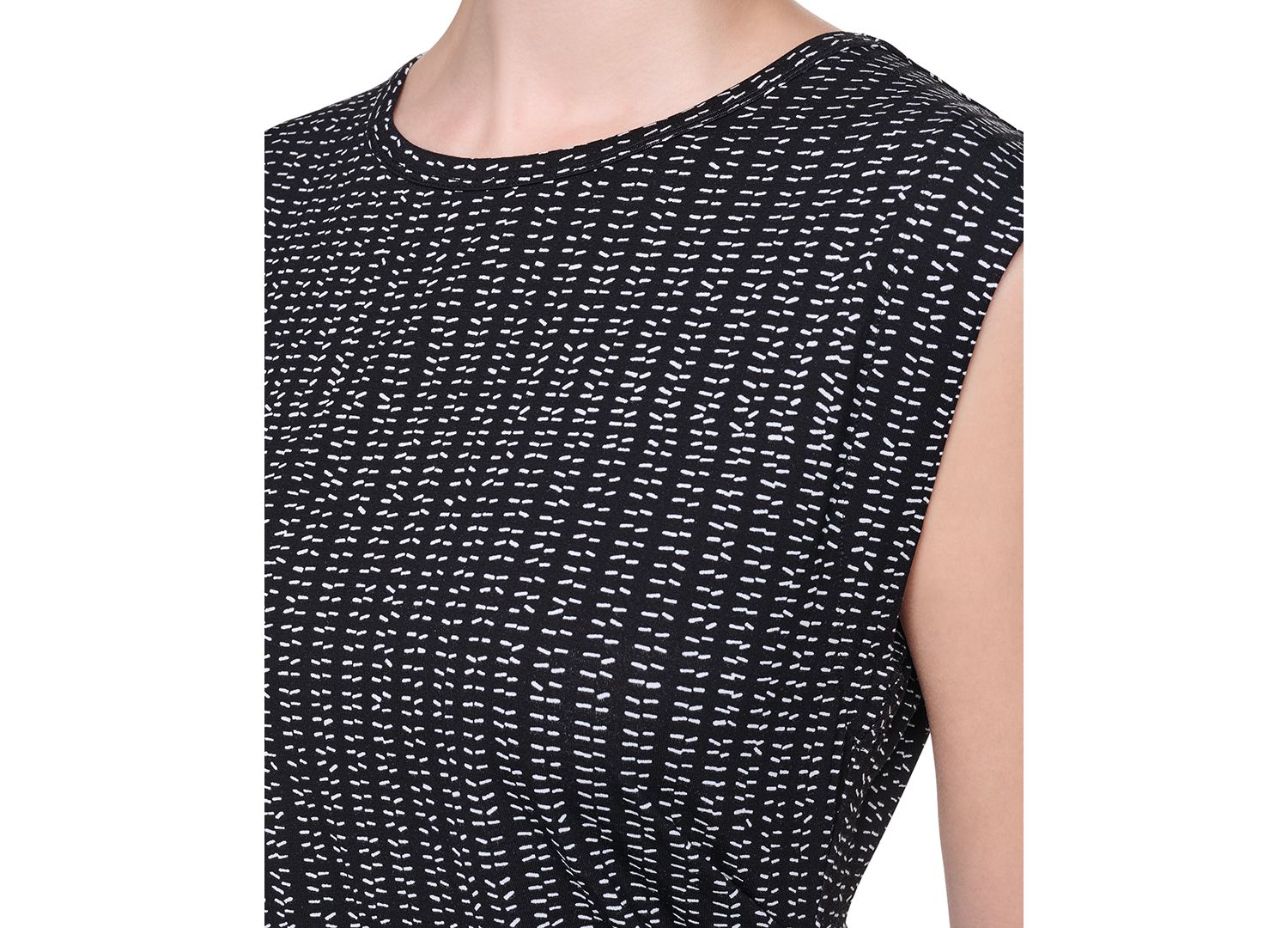 Women’s Asymmetrical Sleeveless Knit Top