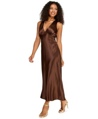 Women's Brown Slip Night Out Dresses | Macy's