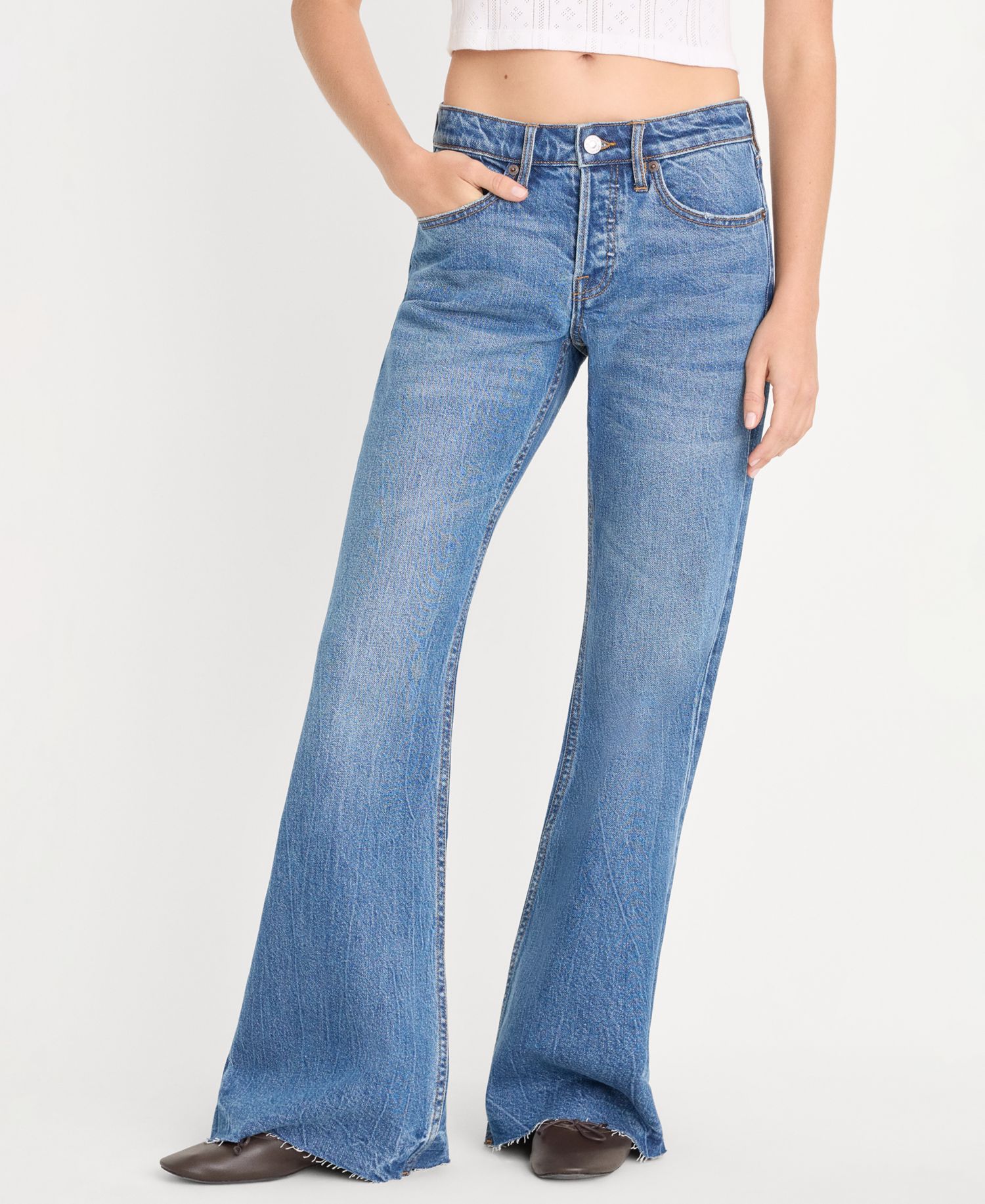 Women's Vintage Low Relaxed Flare