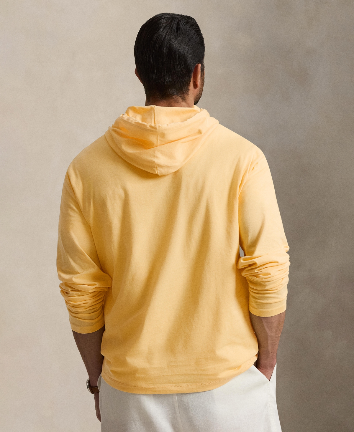 Polo Ralph Lauren Men's Big & Tall Bear Jersey Hooded T-Shirt