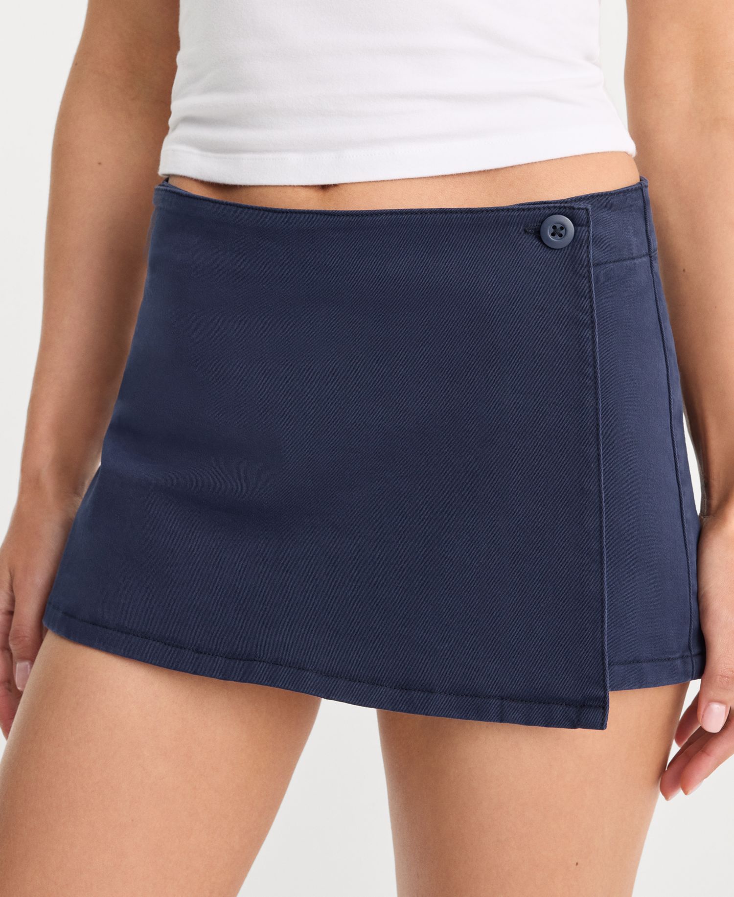 Women's Twill Wrap Skort