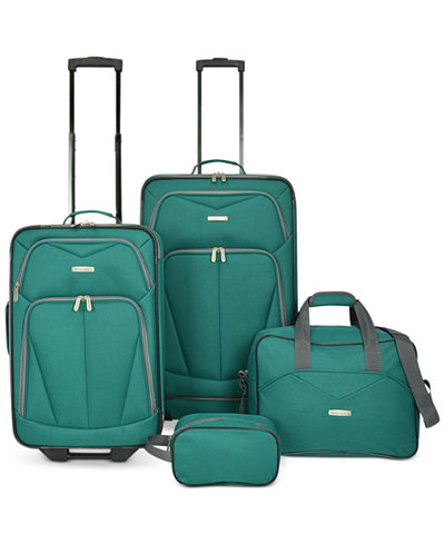 Travel Select Kingsway Four Piece Luggage Set, Created for Macy&#39;s - Luggage Sets - Luggage ...