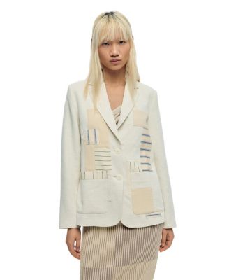 Women's patchwork blazer