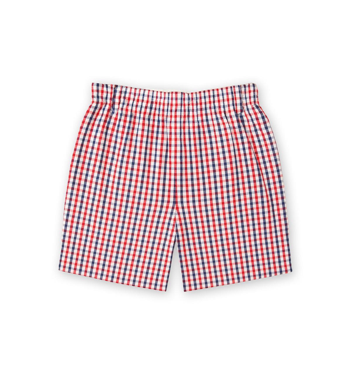 Florence Eiseman Little Boys Plaid Seersucker Short