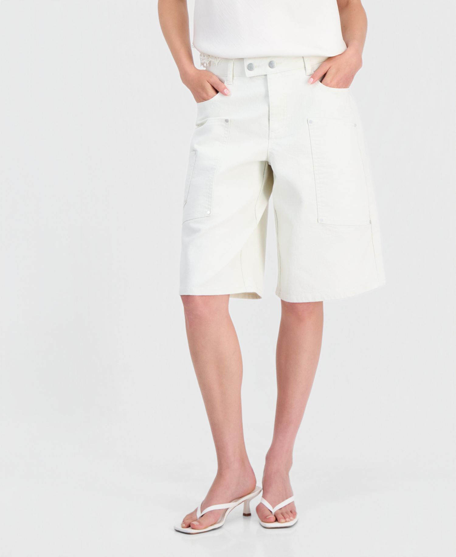 Women's Denim Cargo Shorts