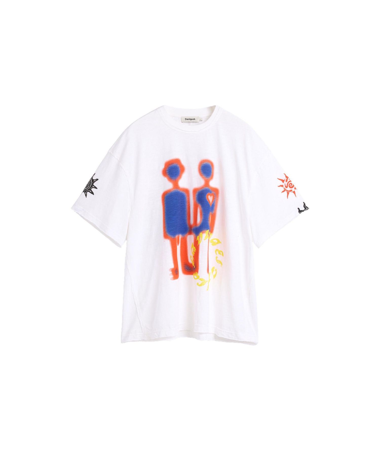 Men's Printed T-shirt with robots