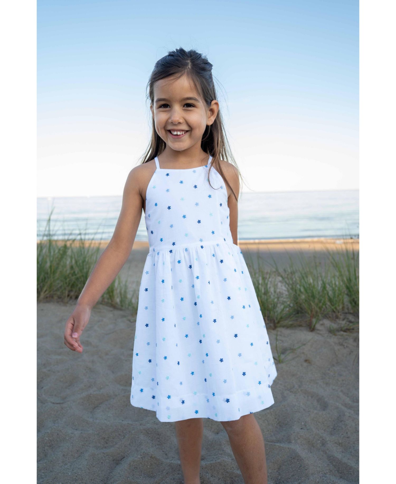 Little Girl Embroidered Floral Dress