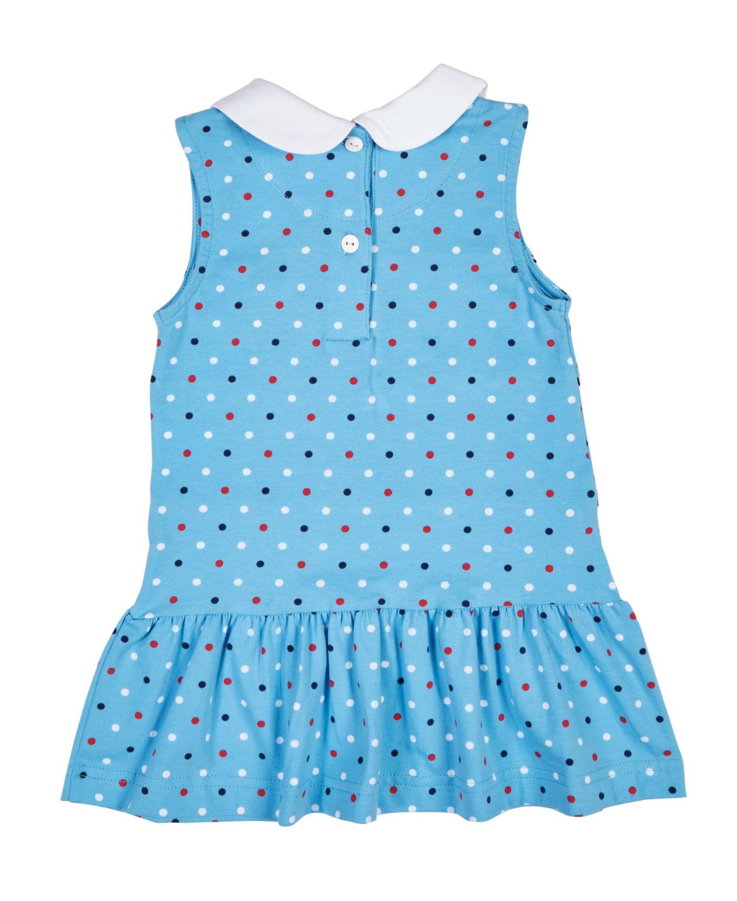Little Girl Printed Knit Dress With Flowers
