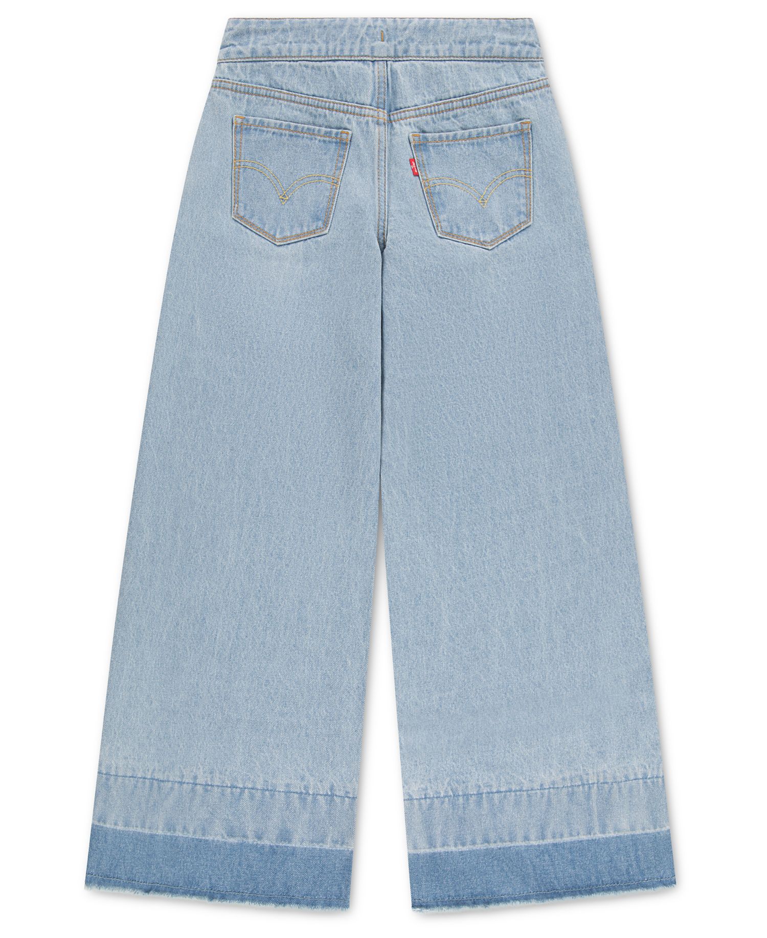 Girls' 7-16 Braided High-Rise Baggy Jeans