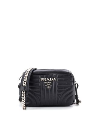 Mini Camera Bag Diagramme Quilted Leather