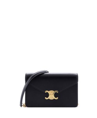 Margo Triomphe Wallet on Chain Leather