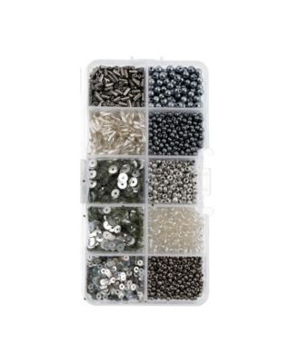 10 Types Mix Sequins and Beads Kit for Jewelry Making
