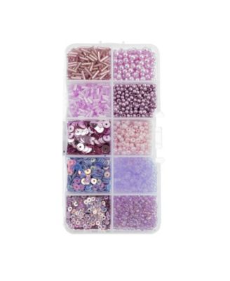 10 Types Mix Sequins and Beads Kit for Jewelry Making