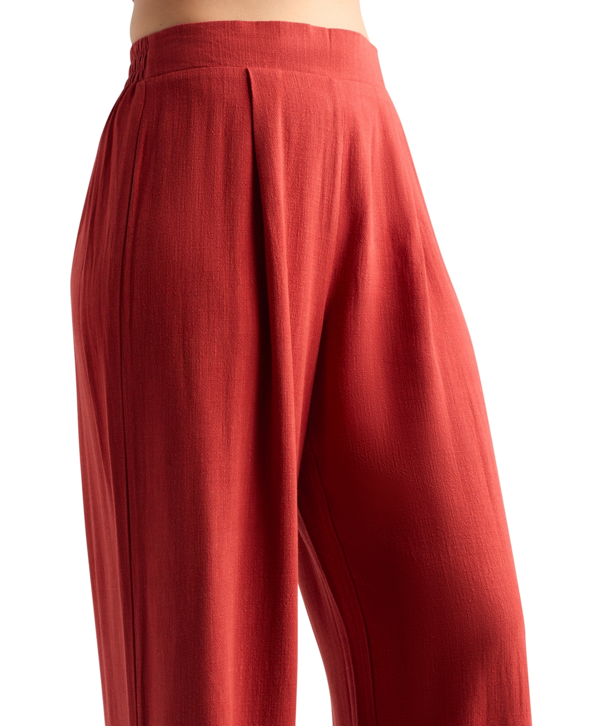 Bcx Women's Mid-Rise Wide-Leg Pull-On Pants