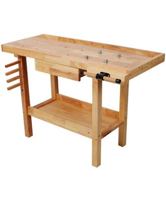 48 inches Wood Workbench, Heavy Duty, 330-Pound Capacity