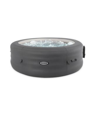 SimpleSpa Bubble Massage 6 Person Inflatable Hot Tub with Energy Cover