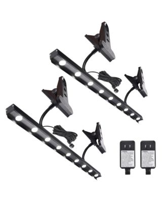 Instahibit Adjustable LED Light for Retractable Banner Stand Trade Show 2 Packs