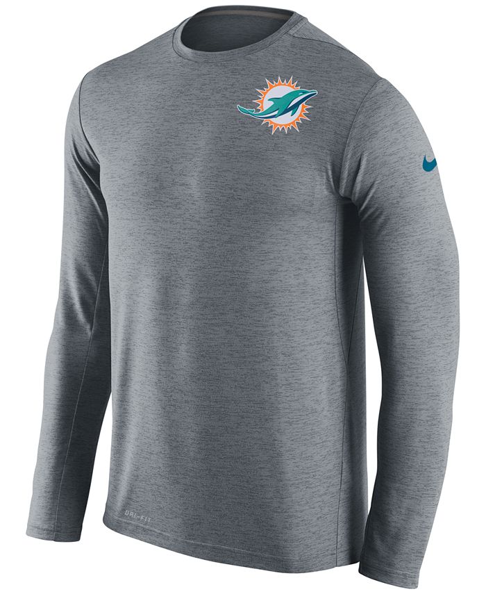 Mens Miami Dolphins Long Sleeved T-Shirts, Dolphins Long Sleeved T