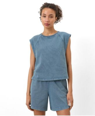 Women's Organic Cotton Weekends Raglan Muscle Tee