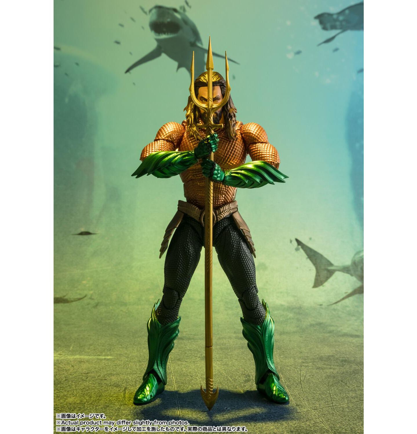 Фигурка Bandai Tamashii Nations S.H.Figuarts Aquaman And The Lost Kingdom 2.2" Figurine, Ages 15+ — фото 2