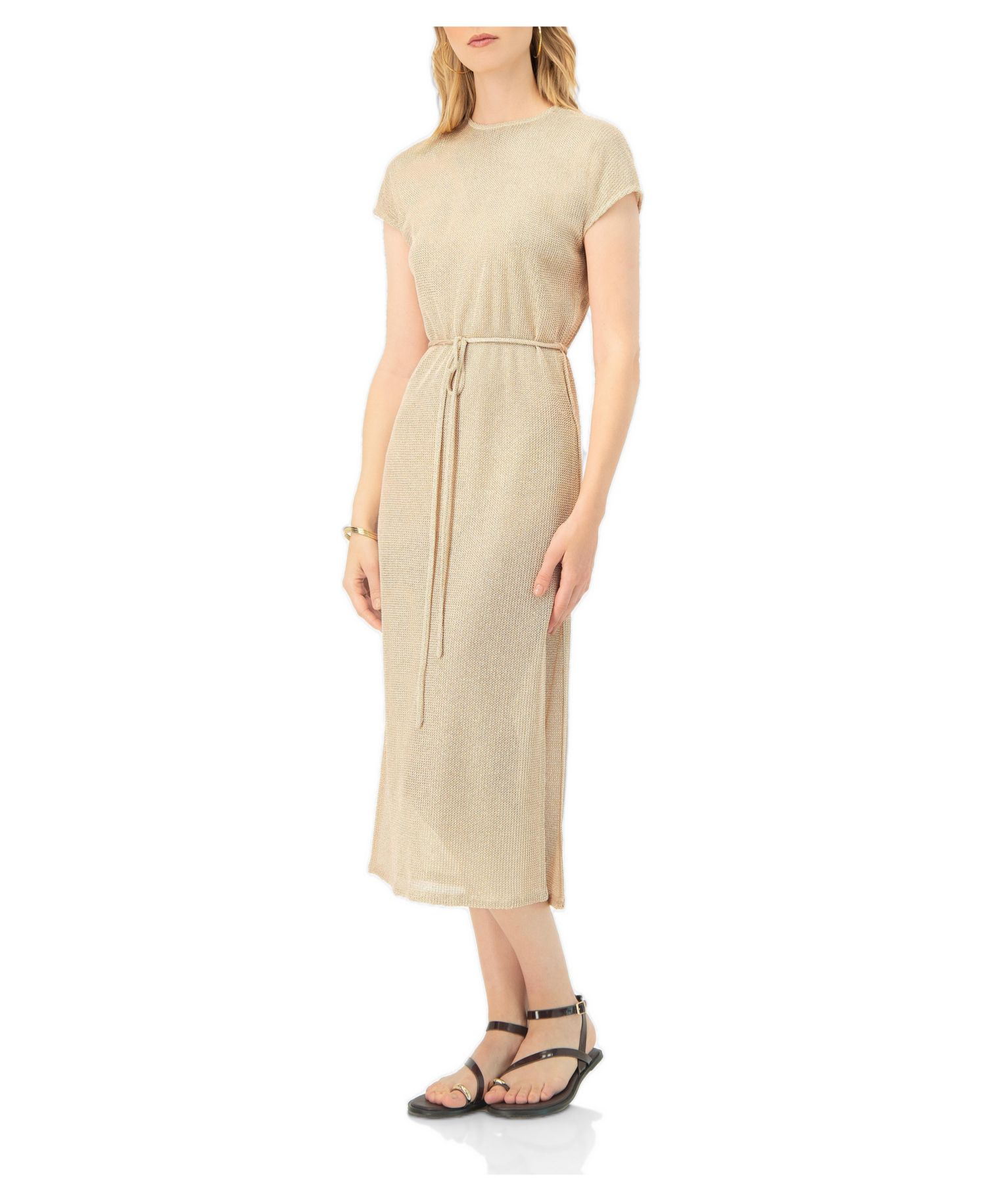 Women's Knitted Tunic With Side Slits