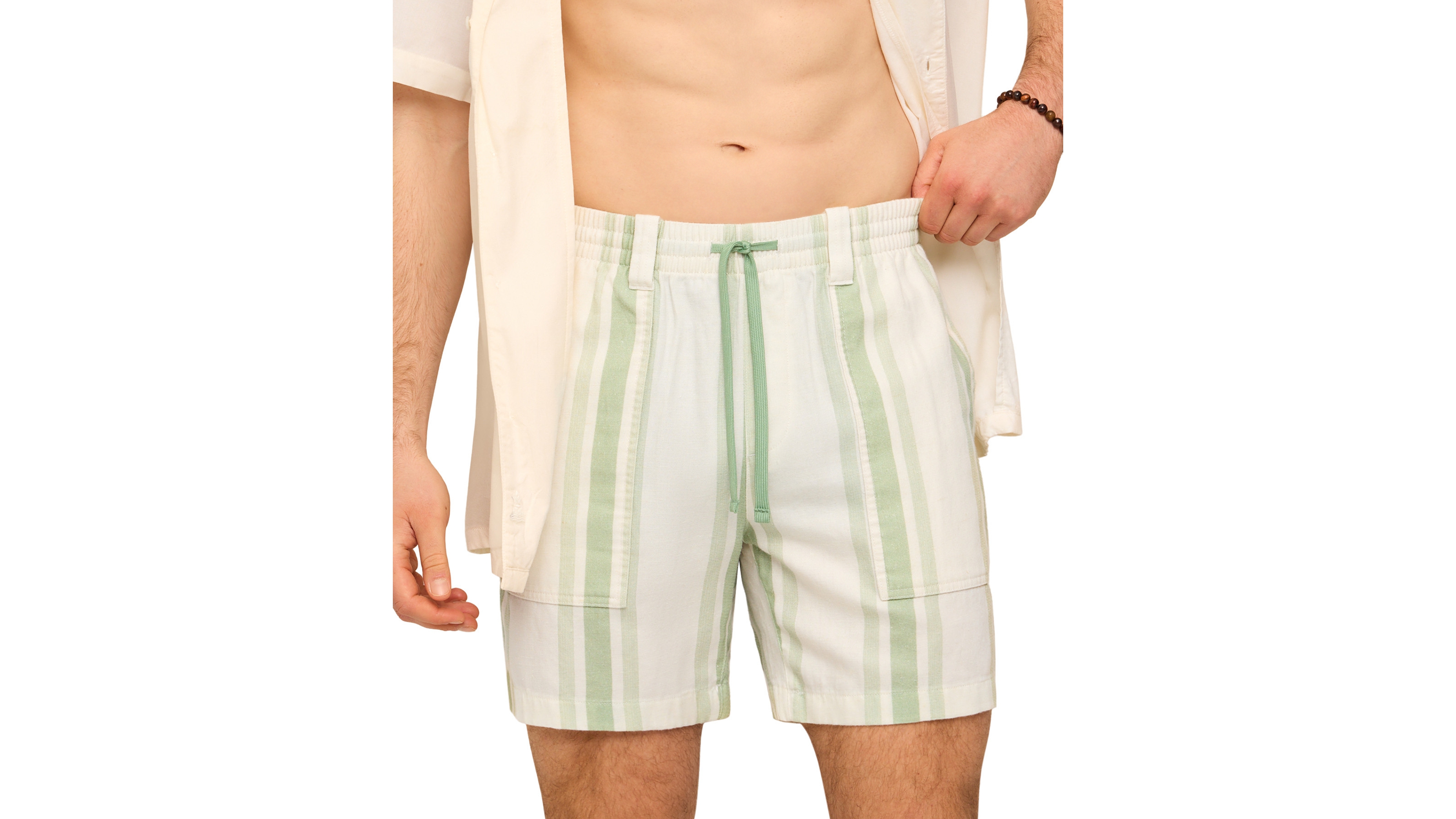 Chubbies Men's The Stripe Teases Off-Duty Pull-On Shorts