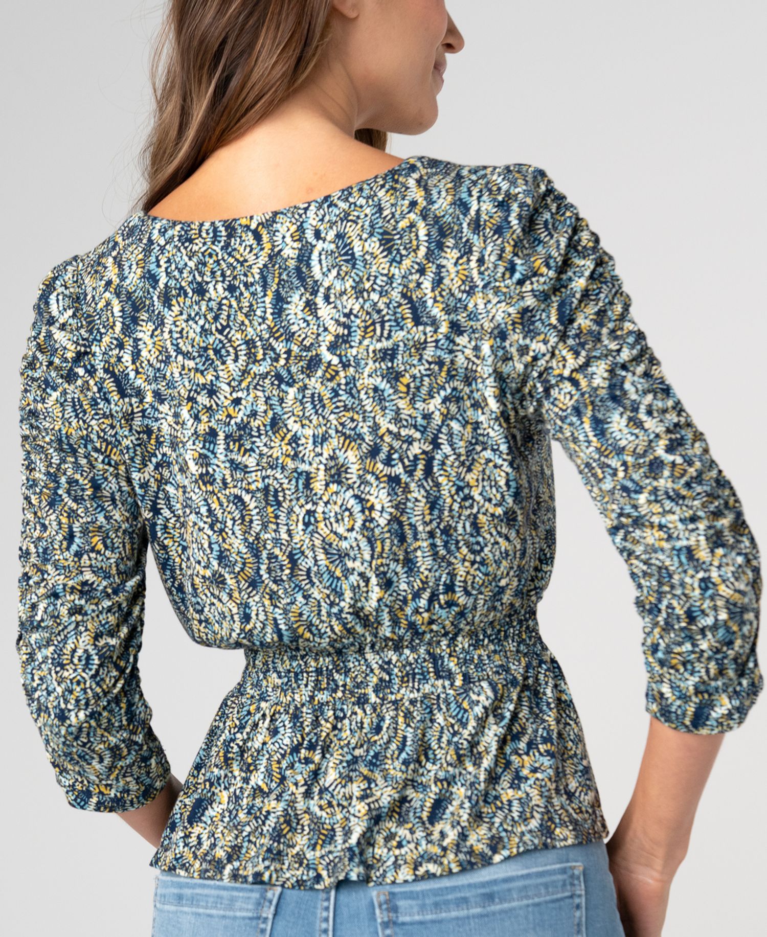 Petite V-Neck Blouse