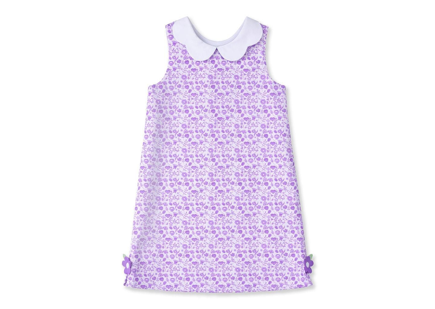 Платье Florence Eiseman Printed Pique Dress with Flowers для девочек-малышей — фото 1