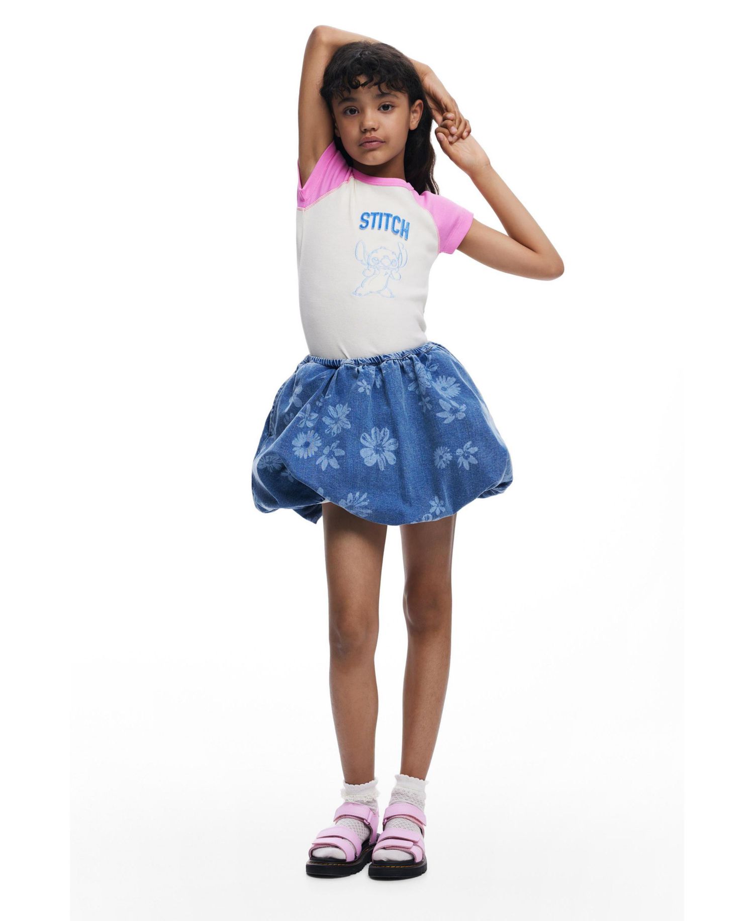 Girls's Short-sleeved t-shirt Stich
