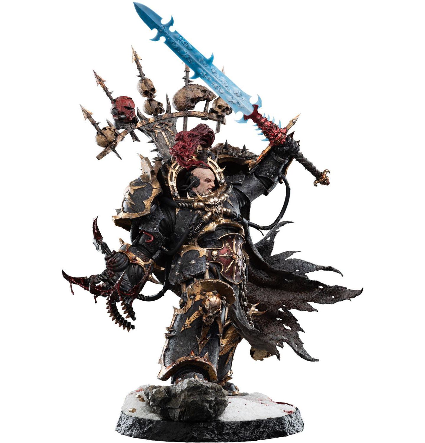 Детские фигурки WETA Workshop Warhammer 40K Limited Edition Polystone Abaddon the Despoiler Statue — фото 2