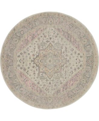 Tranquil TRA06 5'3" Round Area Rug