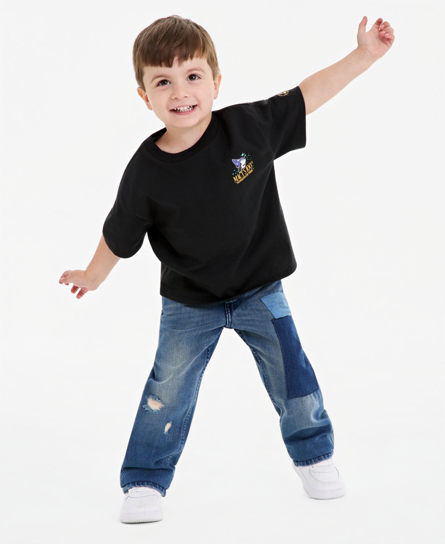 Футболка Disney | Macy's Sorcerer's Apprentice Mickey T-Shirt для девочек — фото 2
