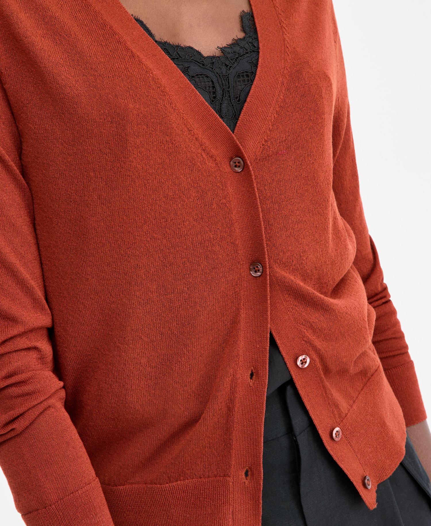 Women's V-Neck Cardigan Sweater