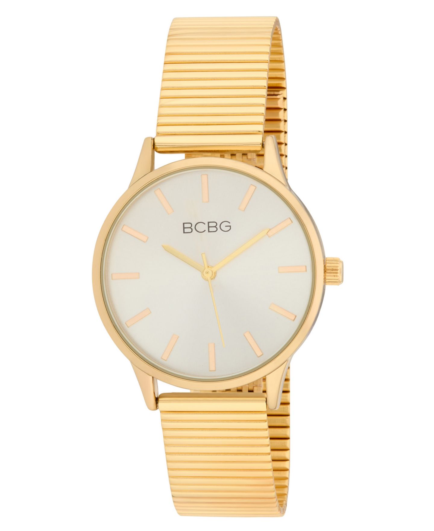 Женские часы BCBG Quartz Round Gold Stainless Steel 34mm — фото 1