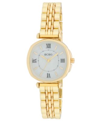 Bcbg Womens Quartz Round Gold Stainless Steel Watch 28mm - Gold 99$