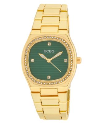 Women's Quartz Round Gold Stainless Steel Watch 33mm